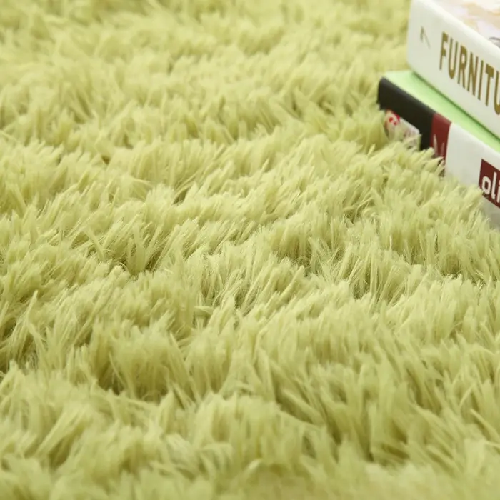Tapis Shaggy super doux, tapis moelleux, zone rouge bordeaux, salon, chambre à coucher, chambre d'enfant, décoration d'intérieur, antidérapant