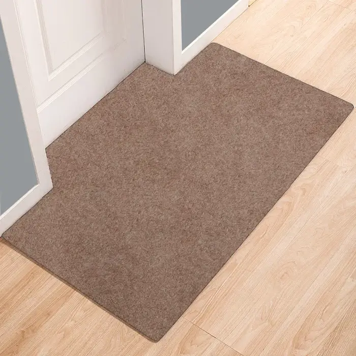 Grand tapis fin pour porte de centre commercial