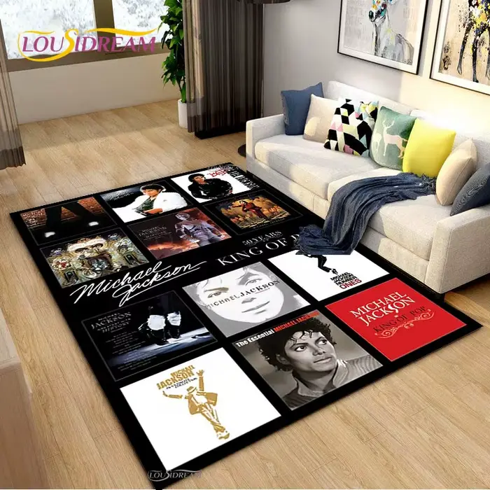Michael j-jackson tapis pour salon canapé Table chambre