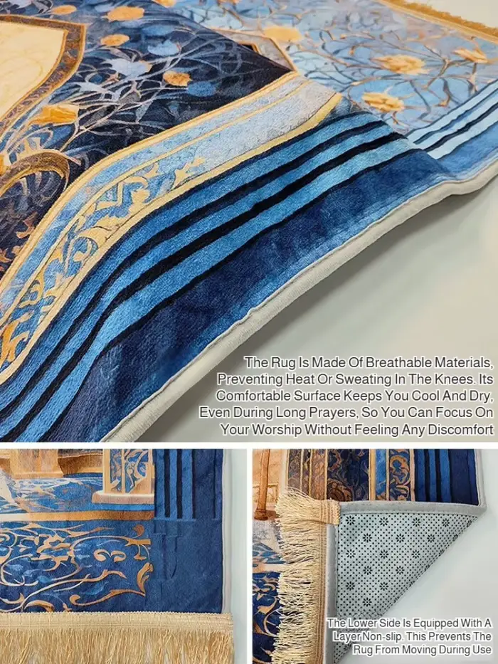 Tapis imprimé épais de 8cm pour la maison et le salon