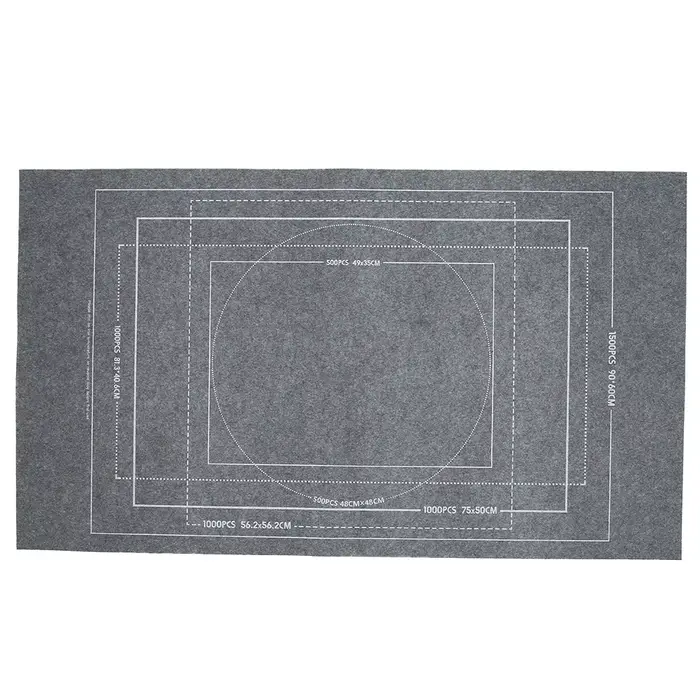 Ensemble de tapis de puzzle en feutre, organisateur de puzzle, couverture, tapis de rangement de puz