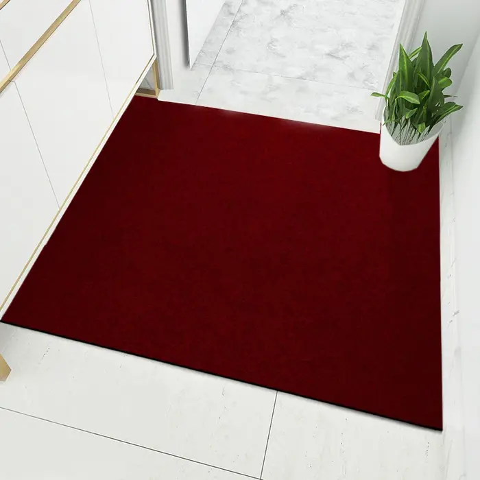 Grand tapis fin pour porte de centre commercial