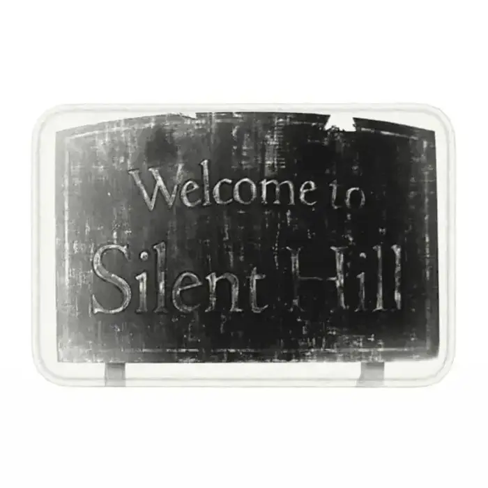 Welcome To Silent Hill-Polymère de porte d'entrée antidérapant, décor de porte d'entrée, chambre à coucher, sol de chevet