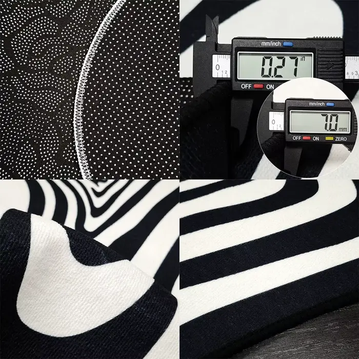 Tapis irrégulier créatif pour salon