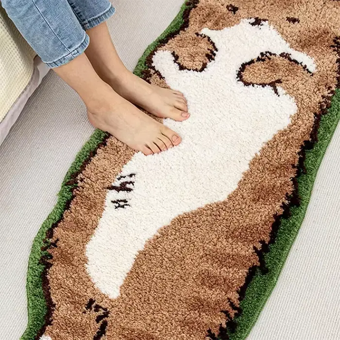 Vikama chat Long tapis drôle moelleux