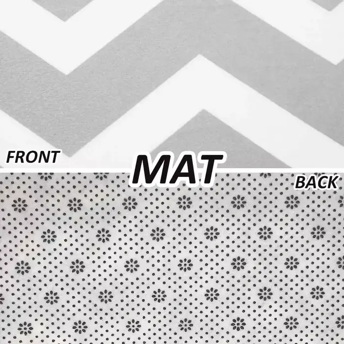 Tapis moelleux en damier noir et blanc
