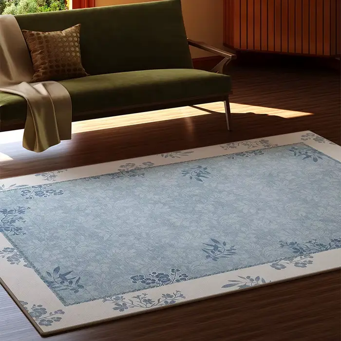 Tapis de style rétro pour chambre à coucher