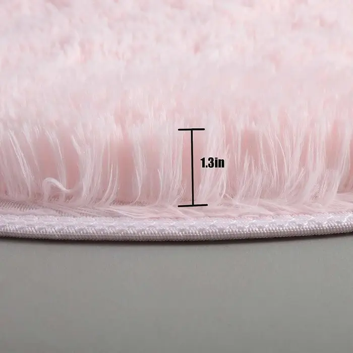 100/120/140/160 tapis rond moelleux doux