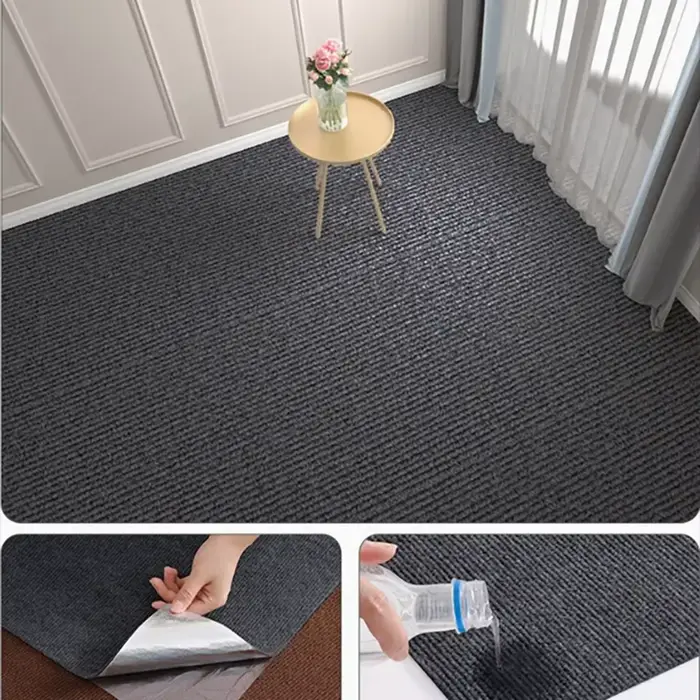 Tapis auto-adhésif pour salon, cuisine, chambre à coucher, absorption d'eau, décoration de maison, c