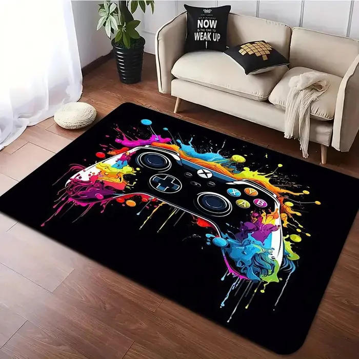 Tapis de jeu 3D grand format pour chambre de garçons