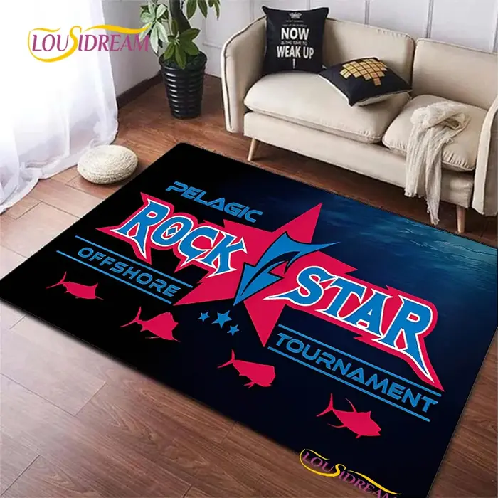 Tapis de pêche salon chambre Table canapé café décoration zone de yoga