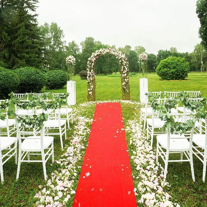 Tapis de mariage allée coureur