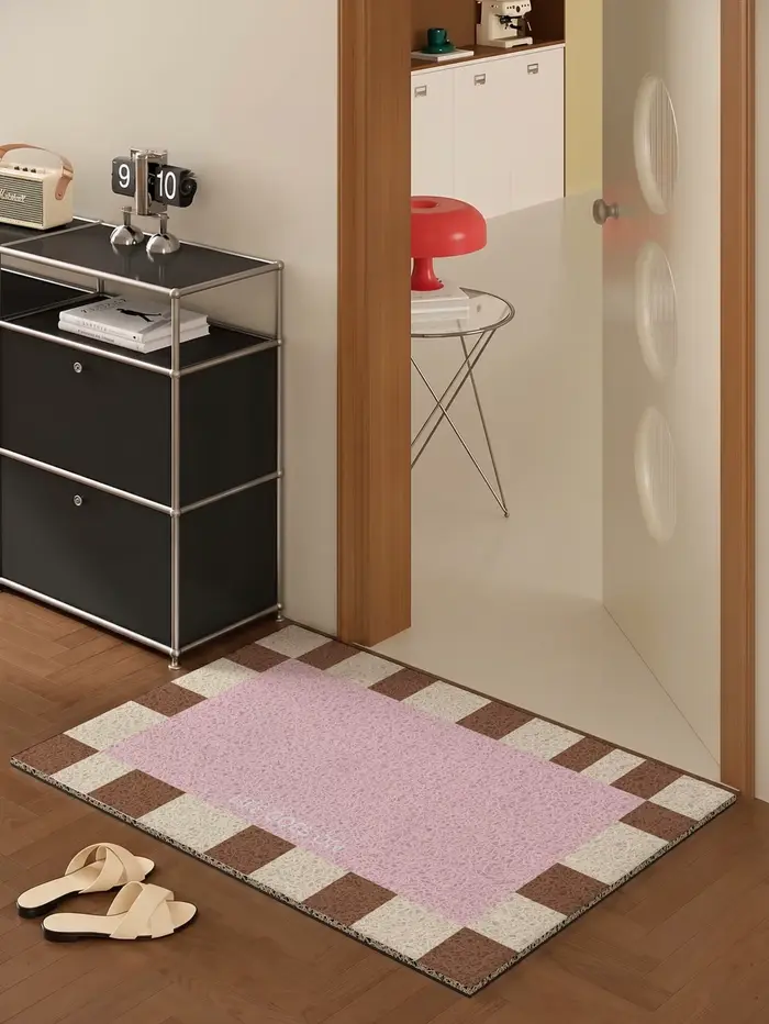 Tapis d'entrée à boucle métallique de Style Ins