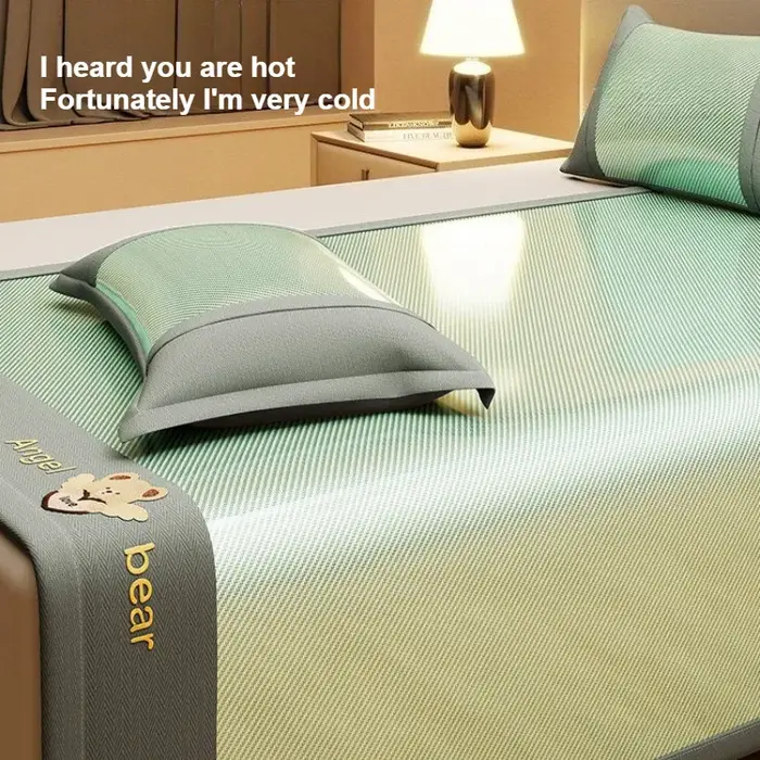 Tapis rafraîchissant en fibre de bambou pour l'été