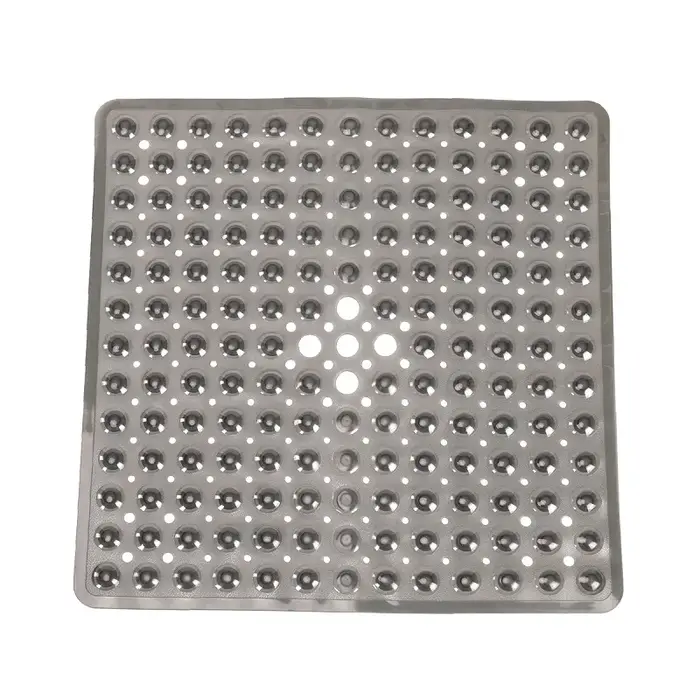 Tapis de bain carré, tapis de bain antidérapant avec ventouse