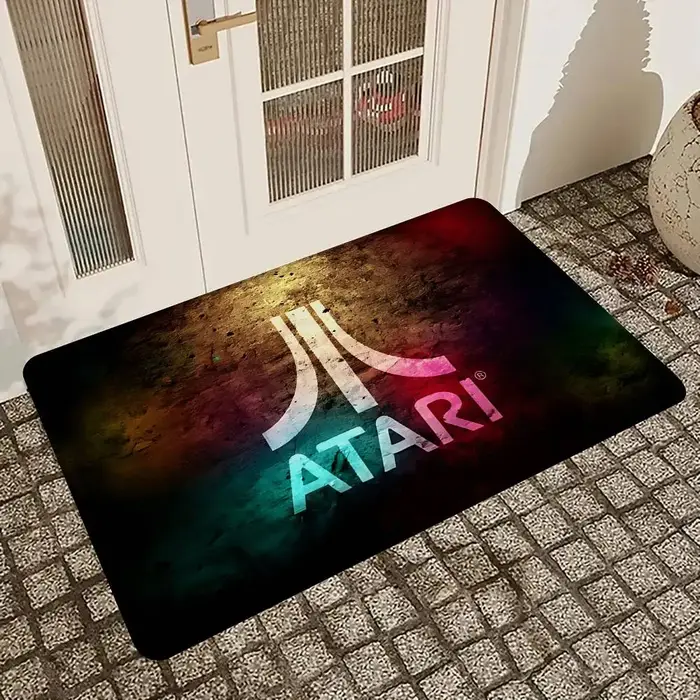 Tapis de porte avec logo Atari