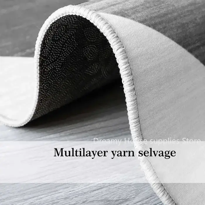 Tapis de couloir long doré luxueux