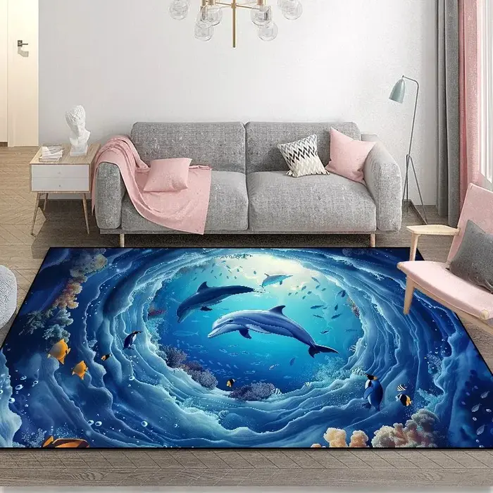 Tapis de Vision 3D de mer