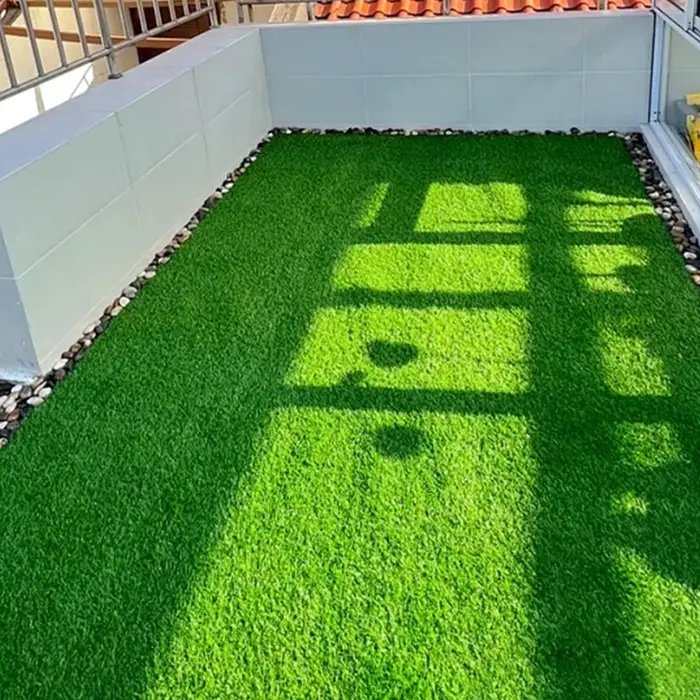 10 pièces de dalles de sol en gazon artificiel de 12 pouces x 12 pouces