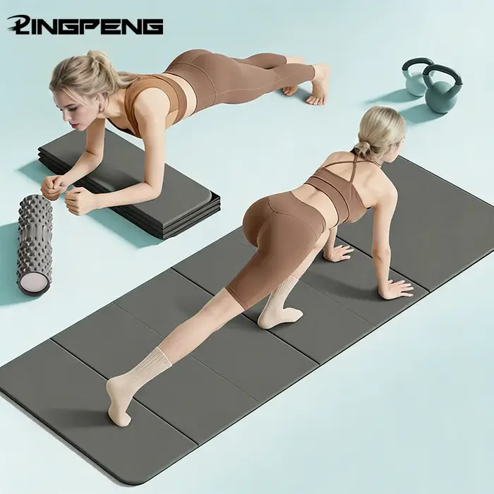 Tapis de Yoga pliable, silencieux
