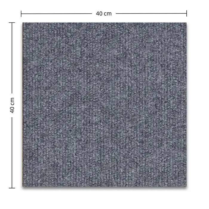 Dalles de moquette autocollantes antidérapantes 40x40cm – Tapis de sol souple à peler et coller