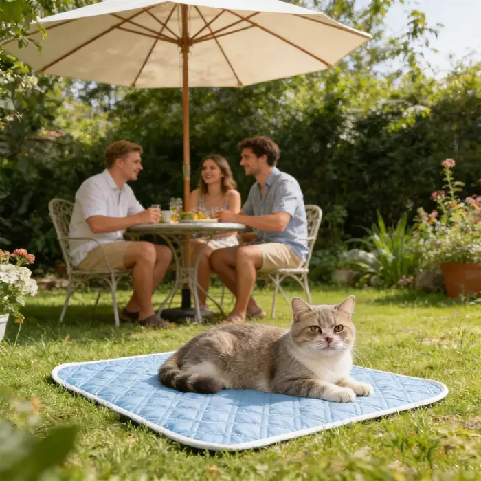 Tapis rafraîchissant d'été pour chien