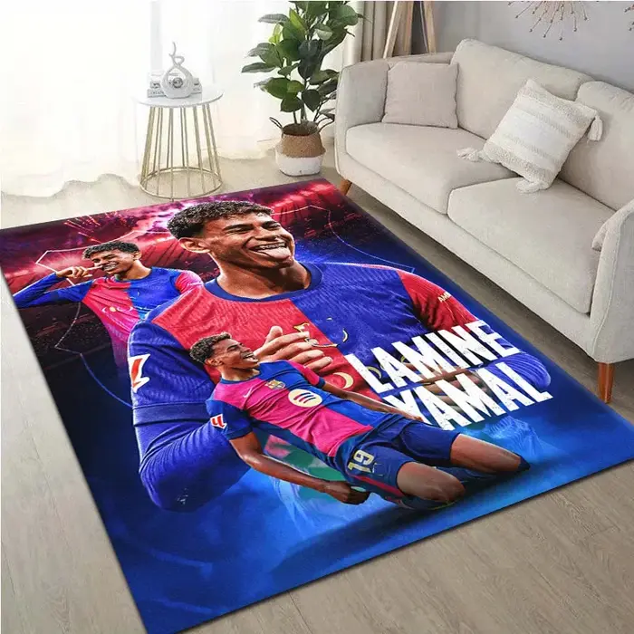 Tapis populaire L-lamineS Y-yamal Football Star pour chambre