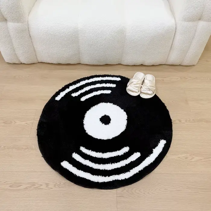 Tapis touffeté en vinyle créatif