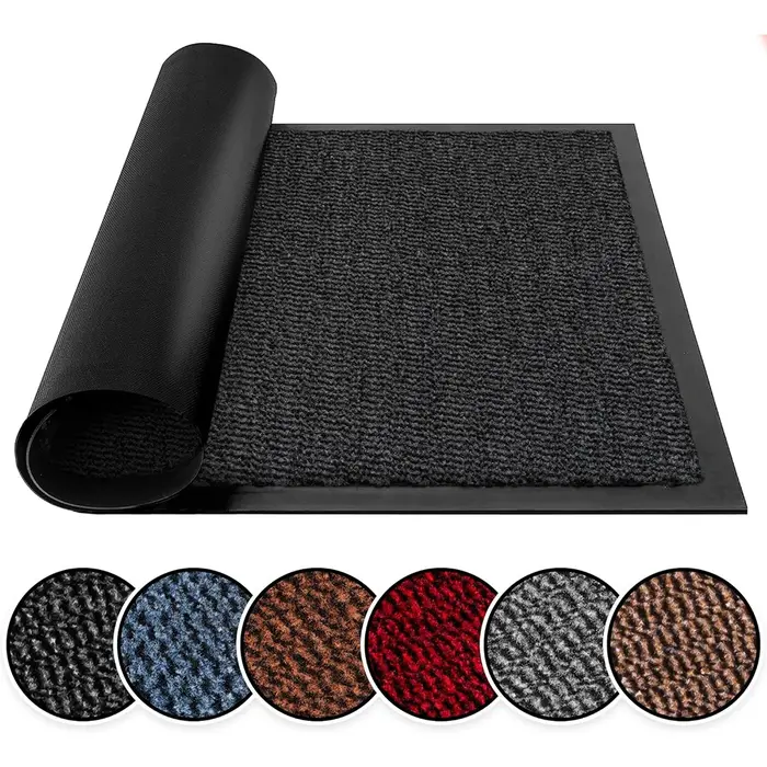 Tapis de porte lavables intérieur et extérieur - Antidérapants et résistants - Caoutchouc élégant et grand format - Tapi