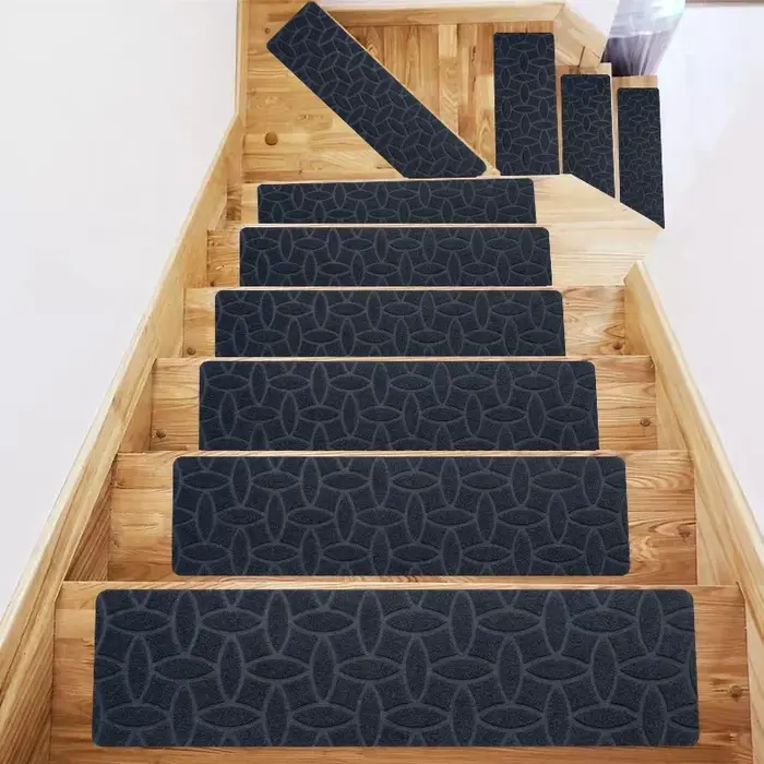 Marches d'escalier antidérapantes lavables, tapis auto-adhésif, tapis de marche fiables et résistant