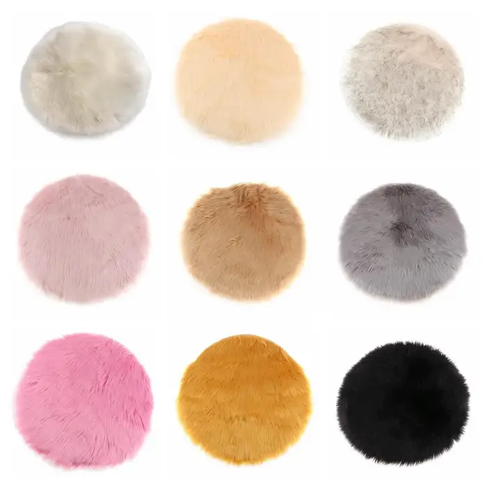 Fityle Fashion-Tapis en peau de mouton douce pour la décoration intérieure