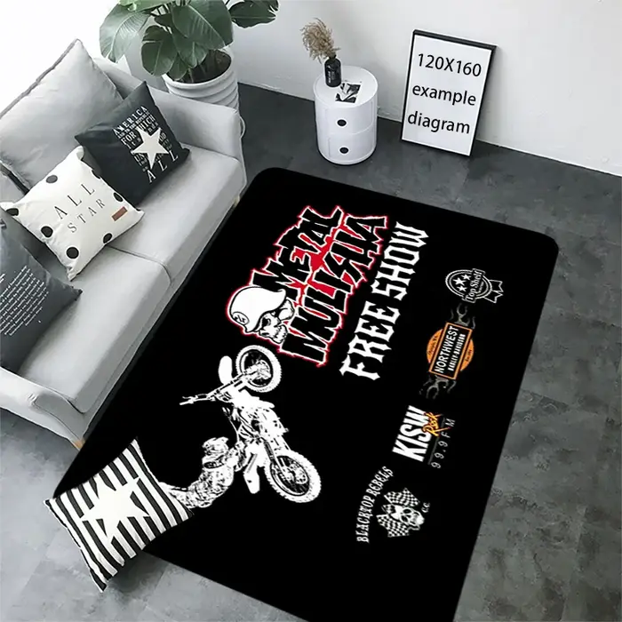 Paillasson d'entrée de maison, tapis de couloir en métal Mulisha, tapis de salon, de salle de bain, de sol, antidérapant, décoration de maison