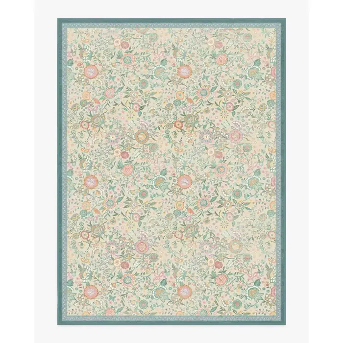 Tapis Bridgerton Royal Garden Ivory Jade pour salon