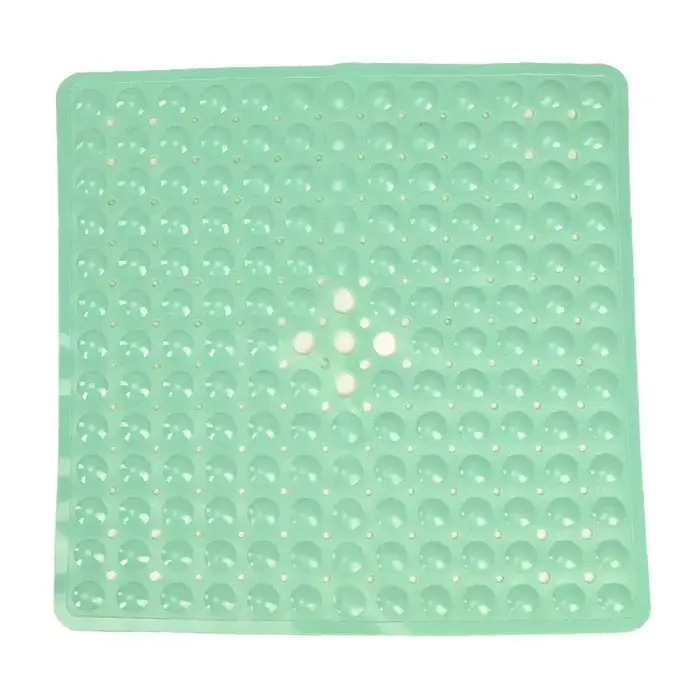 Tapis de bain carré, tapis de bain antidérapant avec ventouses