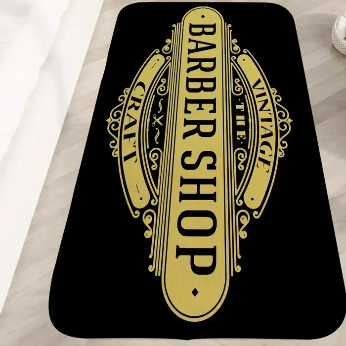 Tapis de porte d'entrée personnalisé pour salon