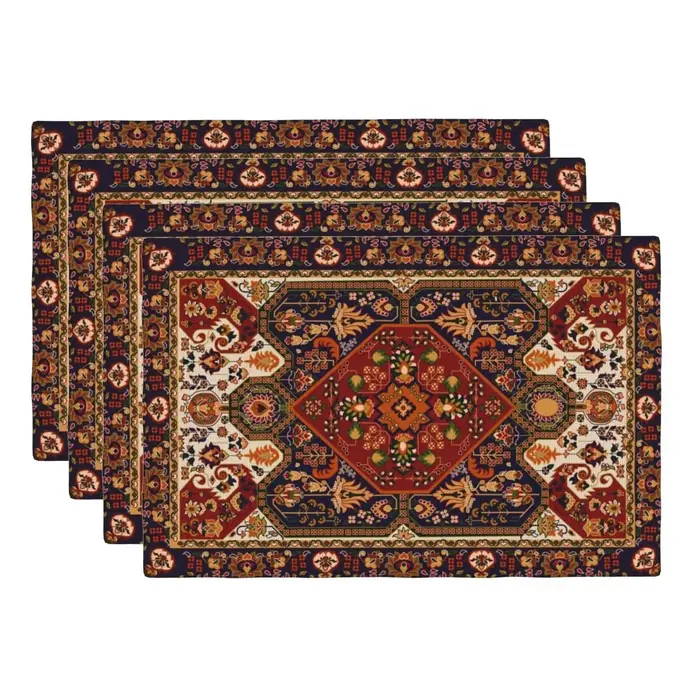 Ensemble de sets de table en tapis persan