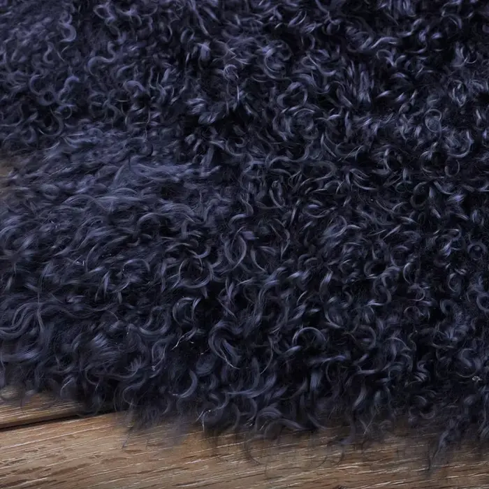 MS.Softex-Tapis en fourrure d'agneau mongol véritable